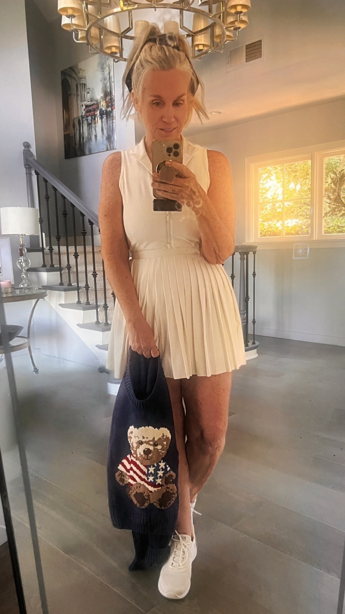 Tennis dress, Pickleball dress, Athleisure - whatever you want to call it…. These are my GO TO choices pretty much every day. 
Comfortable, sporty, flattering, fun - can’t stop, won’t stop.
This one is sold out but linking a couple very similar, along with this Teddybear sweater and the BEST slip-on tennis shoes!!
Wearing a medium in the tennis dress and a large in the cropped sweater. 



#athleisure #tennisdress #pickleballdress #sportswear #outdoorliving #pickleballaddict 


#LTKActive #LTKOver40 #LTKShoeCrush