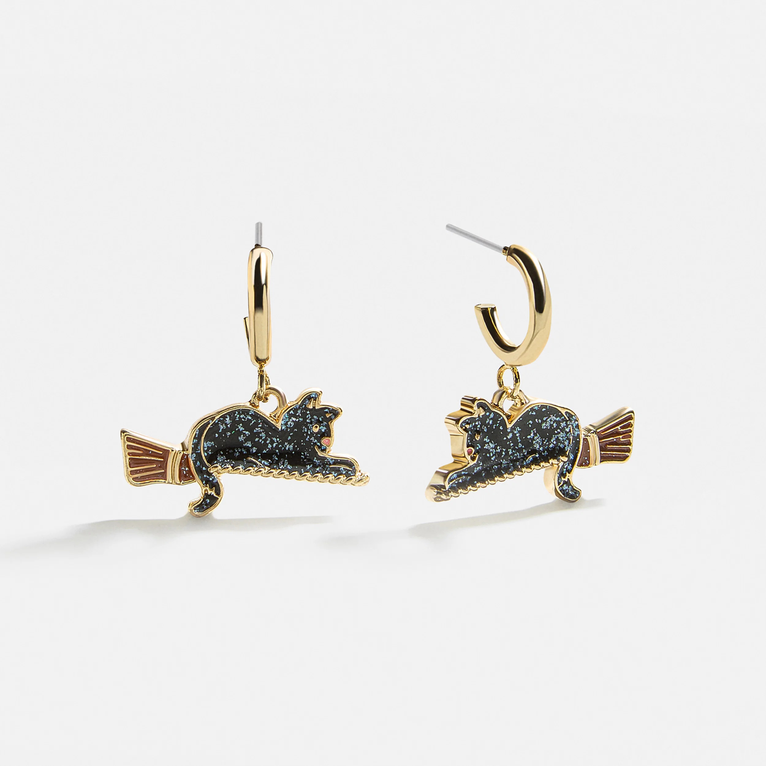Feline Fly Kids' Halloween Earrings | BaubleBar