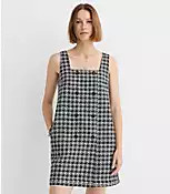 Petite Tweed Double Breasted Mini Pocket Dress | LOFT