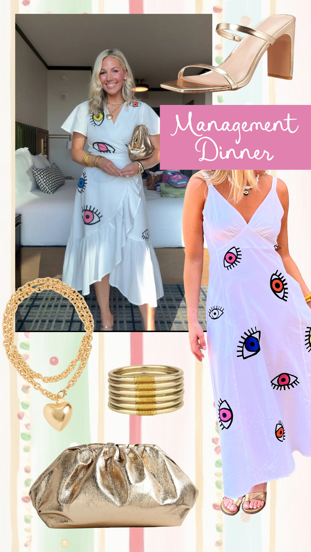 LTK Con outfit recap!! 

Night one dinner! Dress is Holst & Lee size XS/S. Bag and shoes are Amazon! 

 

#LTKCon #LTKFindsUnder100 #LTKItBag