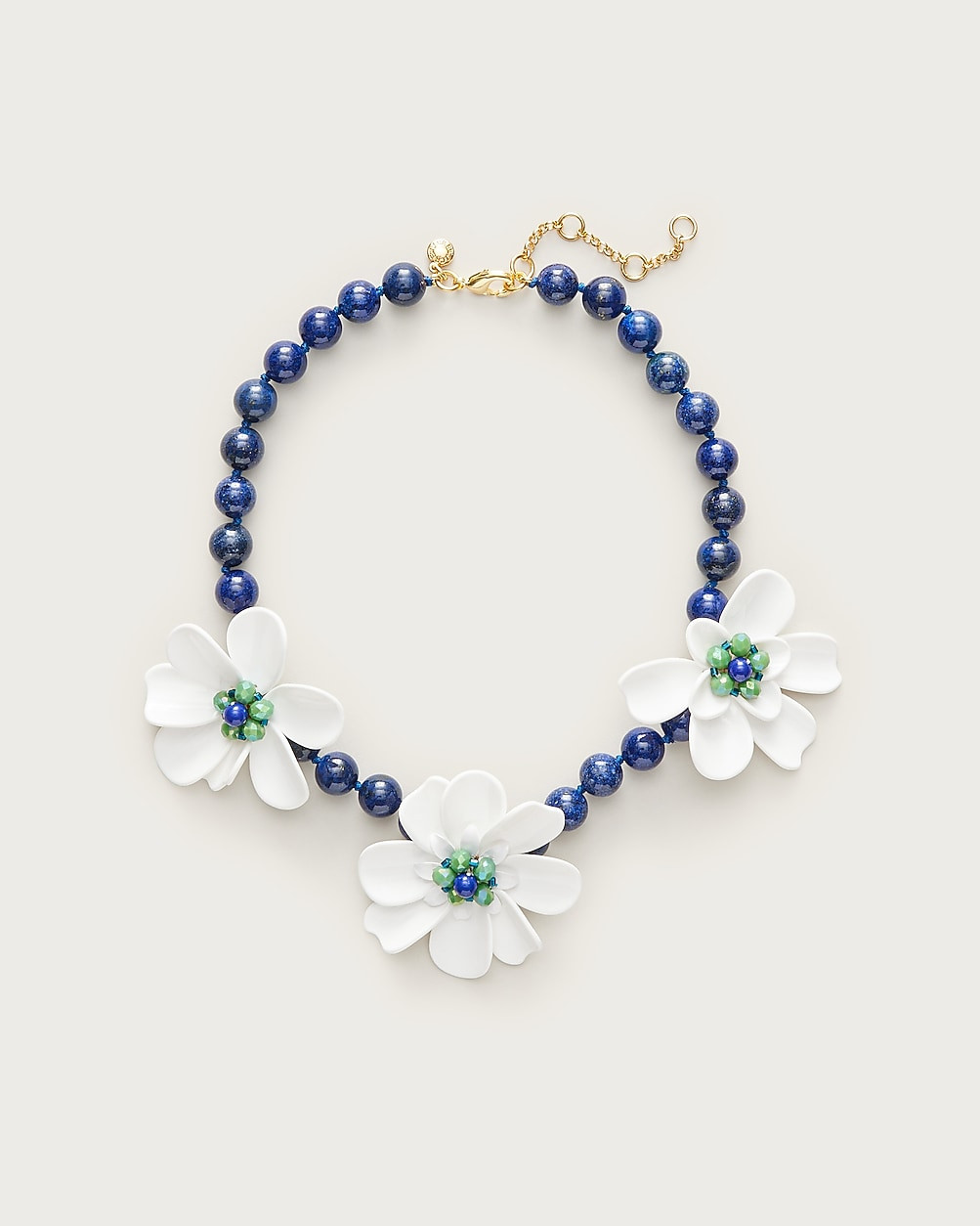 Beaded flower necklace | J. Crew US