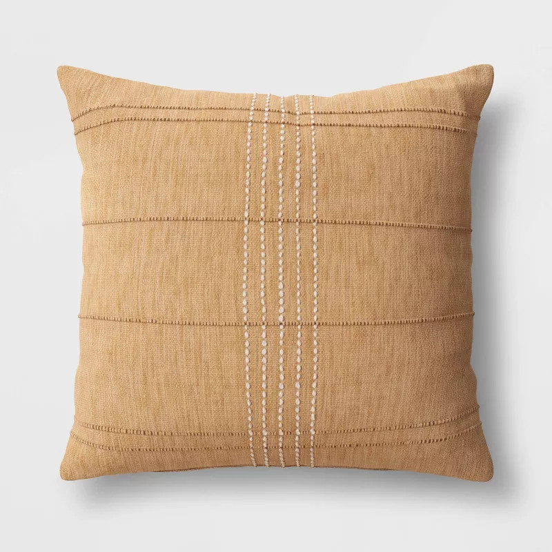 Oversized Linework Square Throw Pillow - Threshold™ | Target