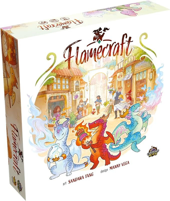 Flamecraft Board Game | Strategy Dragon Fantasy Fun Family for Kids & Adults Ages 10+ 1-5 Players... | Amazon (US)