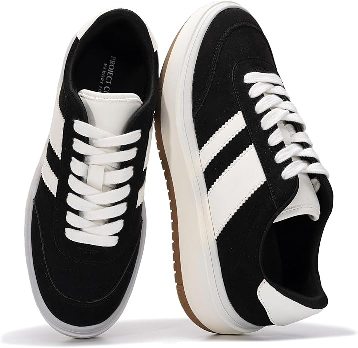 Project Cloud Platform Sneakers for Women - Lightweight Memory Foam Insole Womens Sneakers - Non-... | Amazon (US)