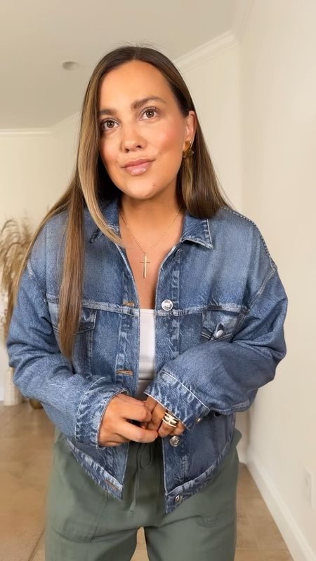 The worlds best & softest jean jacket. You will have this forever! It’s so worth the price! And actually around $100-$150 less than other denim designer brands. I’m wearing size large. It’s the same material as the viral sweatpant jeans and jean shorts that I’m in love with! 

#LTKMidsize