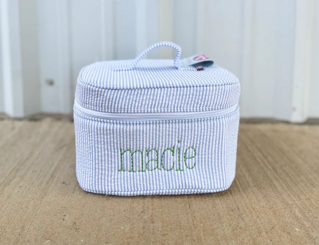 Train Case Travel Bag Makeup Bag Stain Proof Bag - Etsy | Etsy (US)