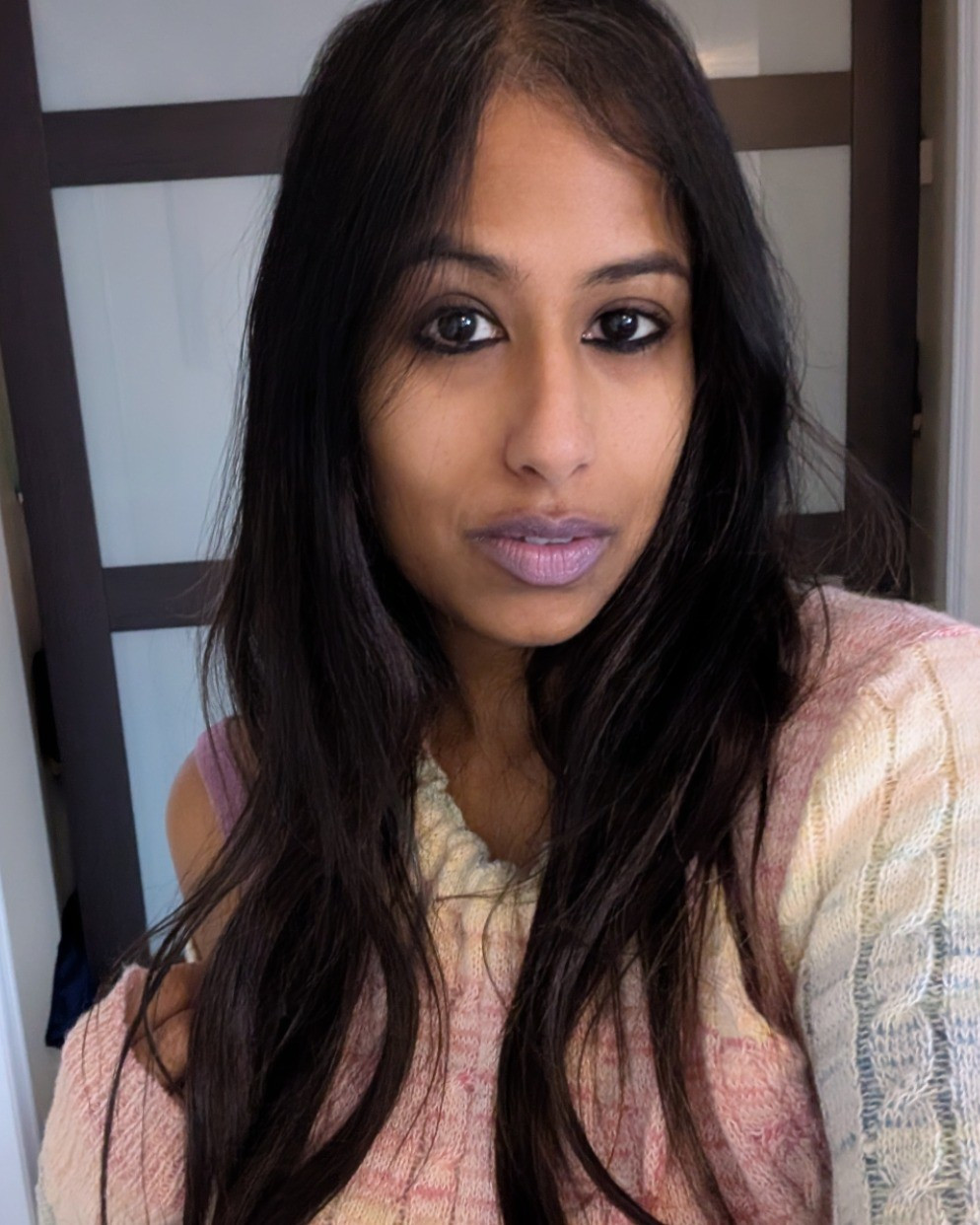 Pastel top, ombre sweater, pink, haircare, shark hair tools, lip plumper, eye mascara, guerlain 

#LTKstyletip #LTKsummer #LTKbeauty