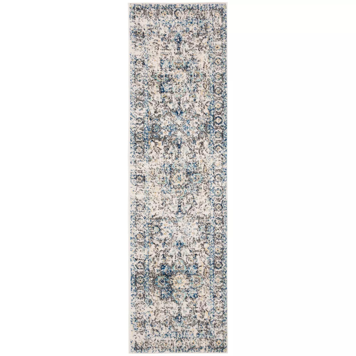 Madison MAD603 Power Loomed Area Rug - Turquoise/Ivory - 2'3"x16' - Safavieh | Target