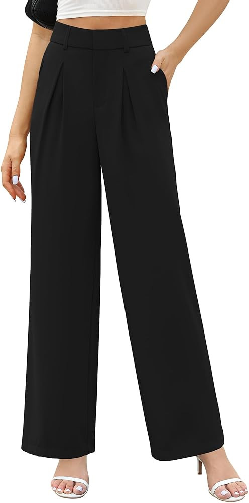 Sarin Mathews Wide Leg Dress Pants Women High Waisted Business Casual Work Pants Long Palazzo Tro... | Amazon (US)