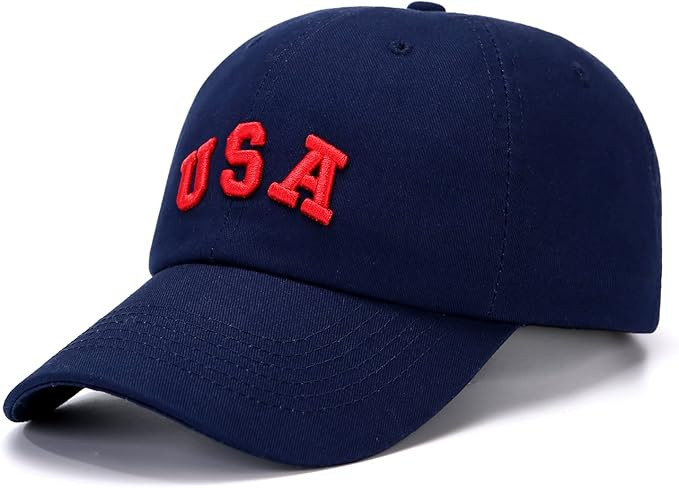 Adult Baseball Cap Vintage Washed Distressed Cotton 100% Dad Hat Adjustable for Men and Women | Amazon (US)