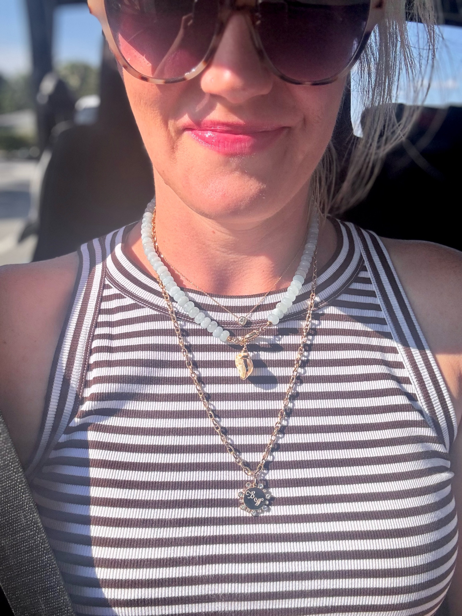 Local Charleston necklace stack for date night!