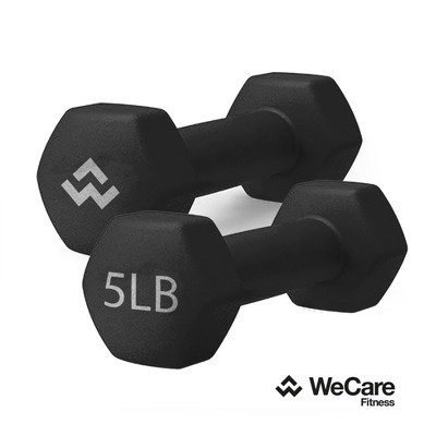 Wecare Fitness 5LB Neoprene Pair Dumbbells - Black | Target