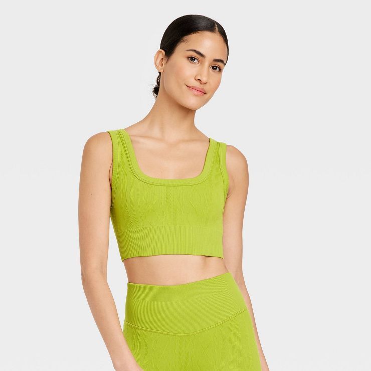 Women's Seamless Cable Knit Bra - JoyLab™ | Target