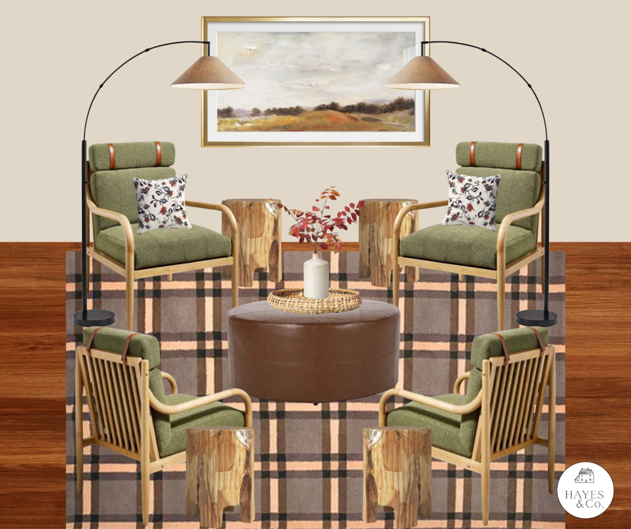 Autumn inspired sitting area decor and furniture for fall living room 😍

#LTKhome #LTKsalealert #LTKSeasonal