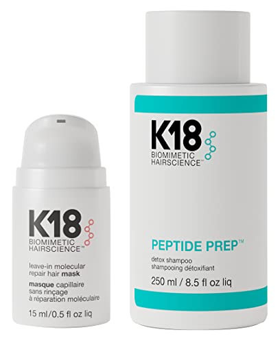 K18 Hair Repair Kit - Hair Mask (15ml) and Detox Shampoo (8.5 oz) | Amazon (US)