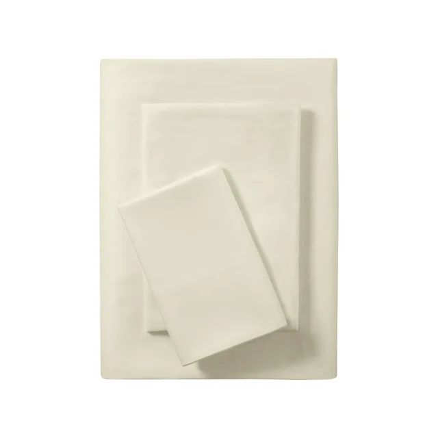 Mainstays Basics Value Microfiber Sheet Set, Twin, Fresh Ivory, 3 Piece | Walmart (US)