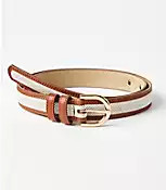 Woven Canvas Double Keeper Belt | LOFT