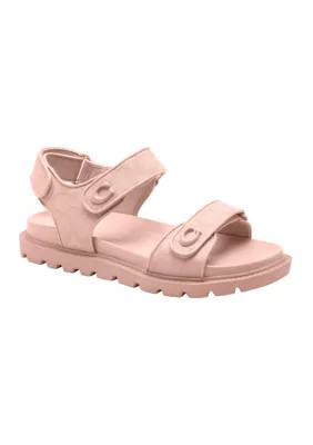 COACH Women's Signature Canvas Brynn Sandals, Pink, 8.5N | Belk