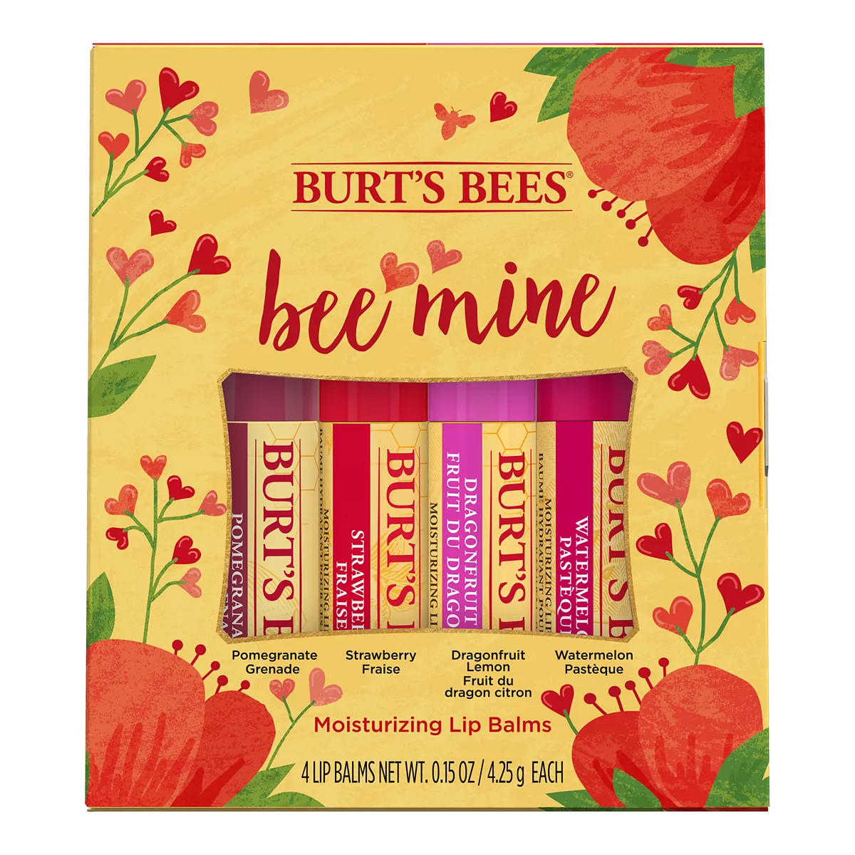 Burt's Bees Bee Mine Lip Balm 4pc. Gift Set | Kohl's
