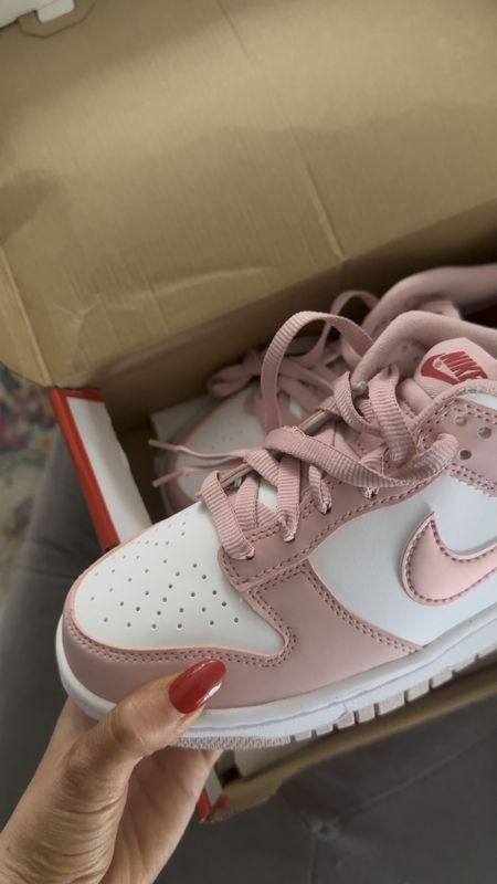 Velvet dunks, Nike dunks, pink Nikes, pink Nike dunks 

#LTKshoecrush