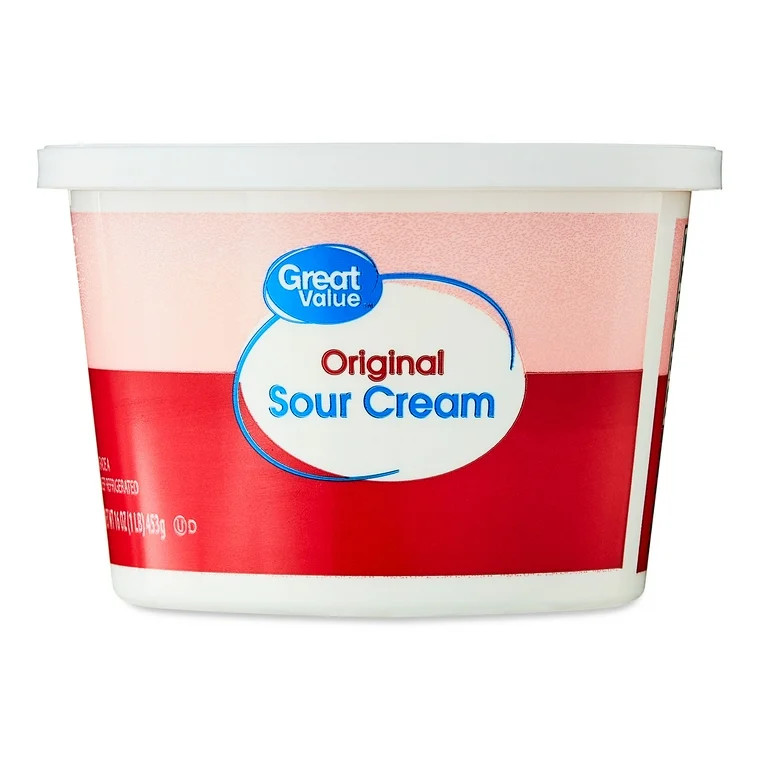Great Value Original Sour Cream, 16 oz Tub | Walmart (US)