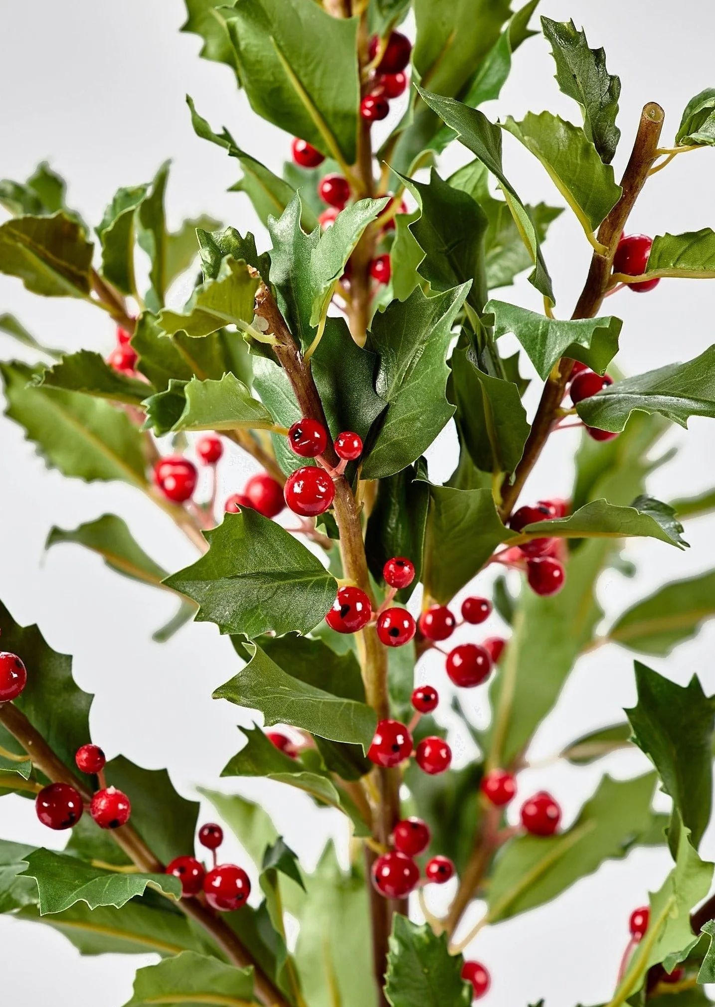 Faux Holly Branch - 36" | Afloral