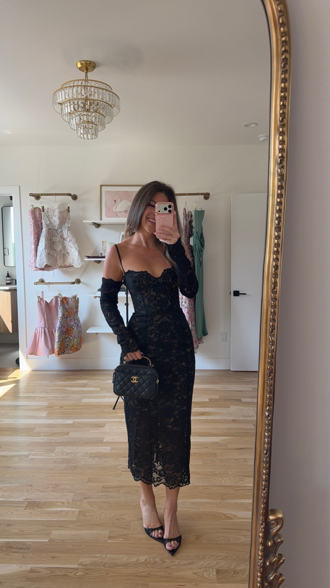 black lace off-the-shoulder midi dress with long sleeves and a scalloped hem VICI fall and winter special occasion dress under $55 🖤 use code emerson40 thru tuesday only!

I’m 5’4” and wearing my usual smalls/2

vivrelle: emerson20

fall outfits, fall dresses, autumn outfits, sweater dresses, midi dresses, long sleeve dresses, casual outfits, thanksgiving outfits, family photo outfits, date night outfits, work outfits, fall fashion, autumn fashion, cozy outfits, transitional outfits, neutral outfits, everyday outfits, weekend outfits, women’s fashion, affordable dresses

#LTKSeasonal #LTKWedding #LTKootd