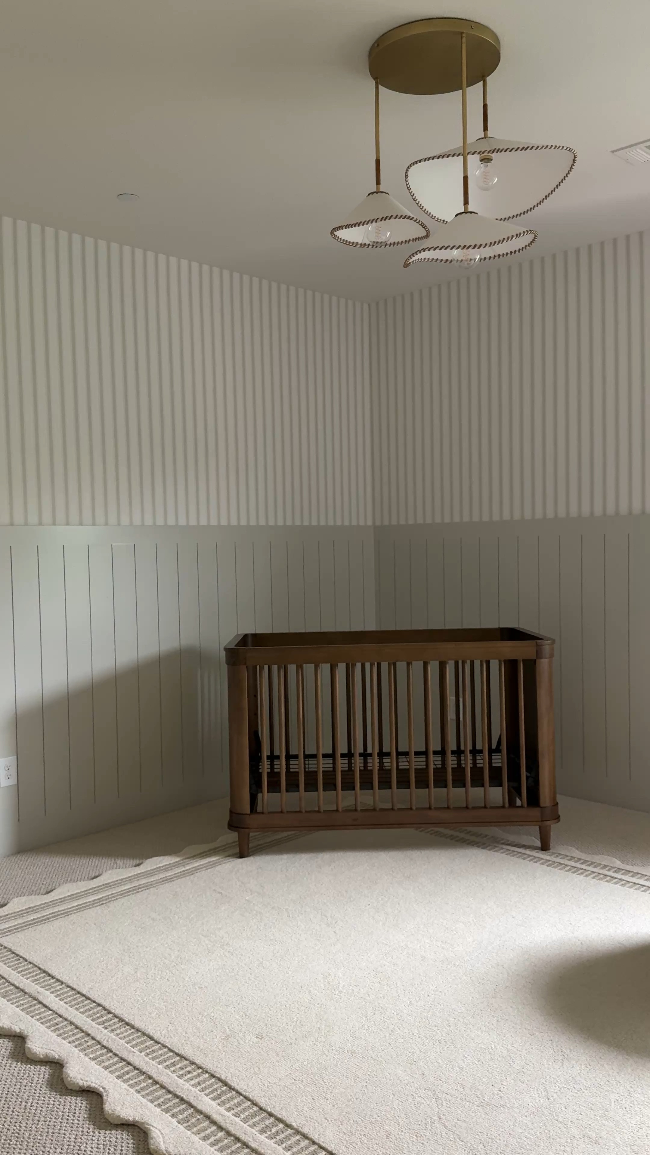 Lighting, rug and crib on sale!! 

Wayfair finds, Lulu and Georgia, scalloped rug, nursery inspo, boy nursery, boys bedroom, chandelier, neutral nursery 

#LTKHome