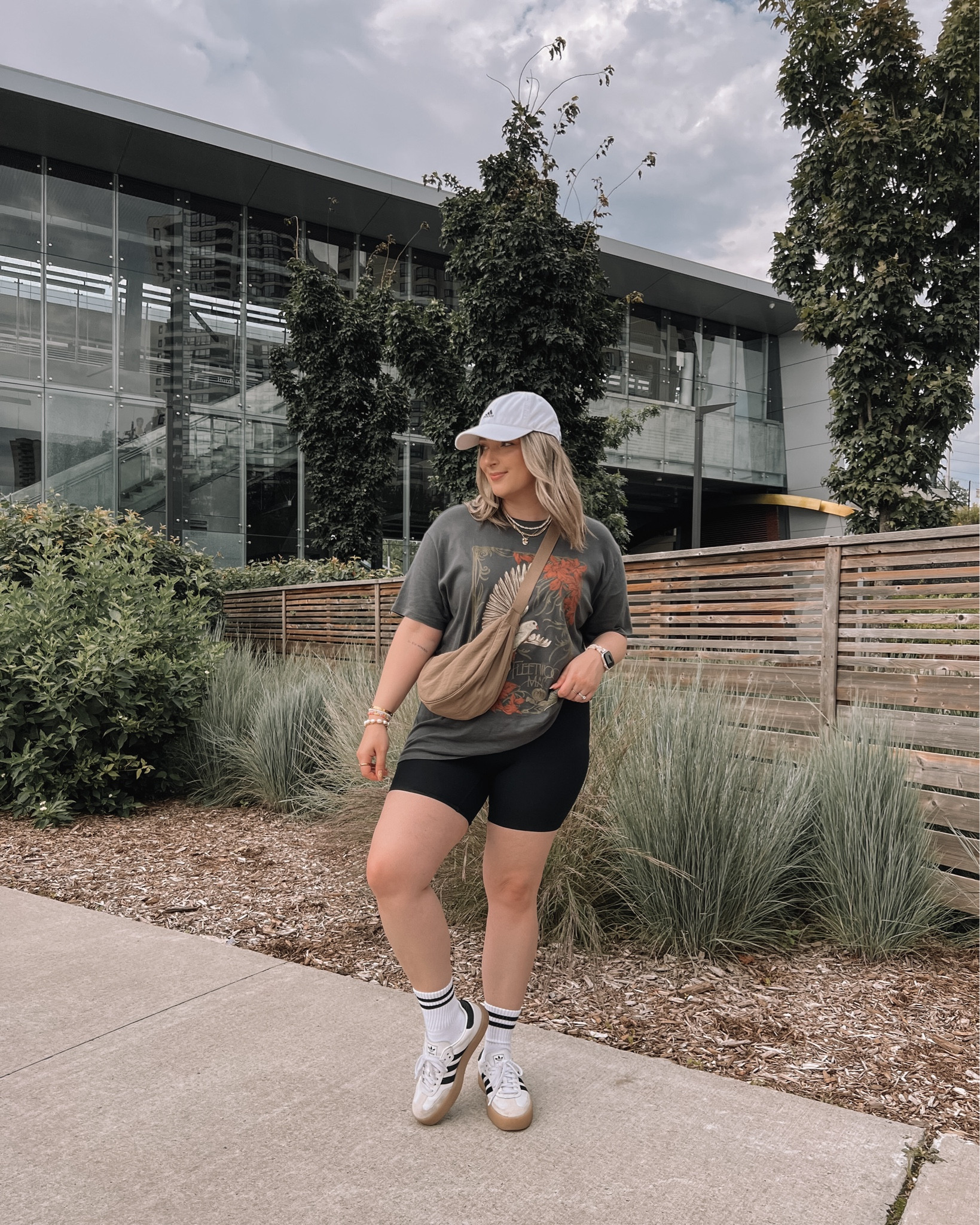 Go-to comfy casual summer outfit combo! My Fleetwood Mac graphic tee is so soft and perfectly oversized! These biker shorts are my fave because they don’t have a front seam (no cameltoe)!
Wearing my usual size large in both. My adidas Sambae sneakers are ridiculously comfy - I usually wear a 9.5-10 and got a 9 in these


#LTKcanada #LTKsummer #LTKmidsize