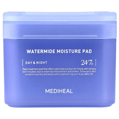 MEDIHEAL, Watermide Moisture Pad, 100 Pads, 5.07 fl oz (150 ml) | iHerb