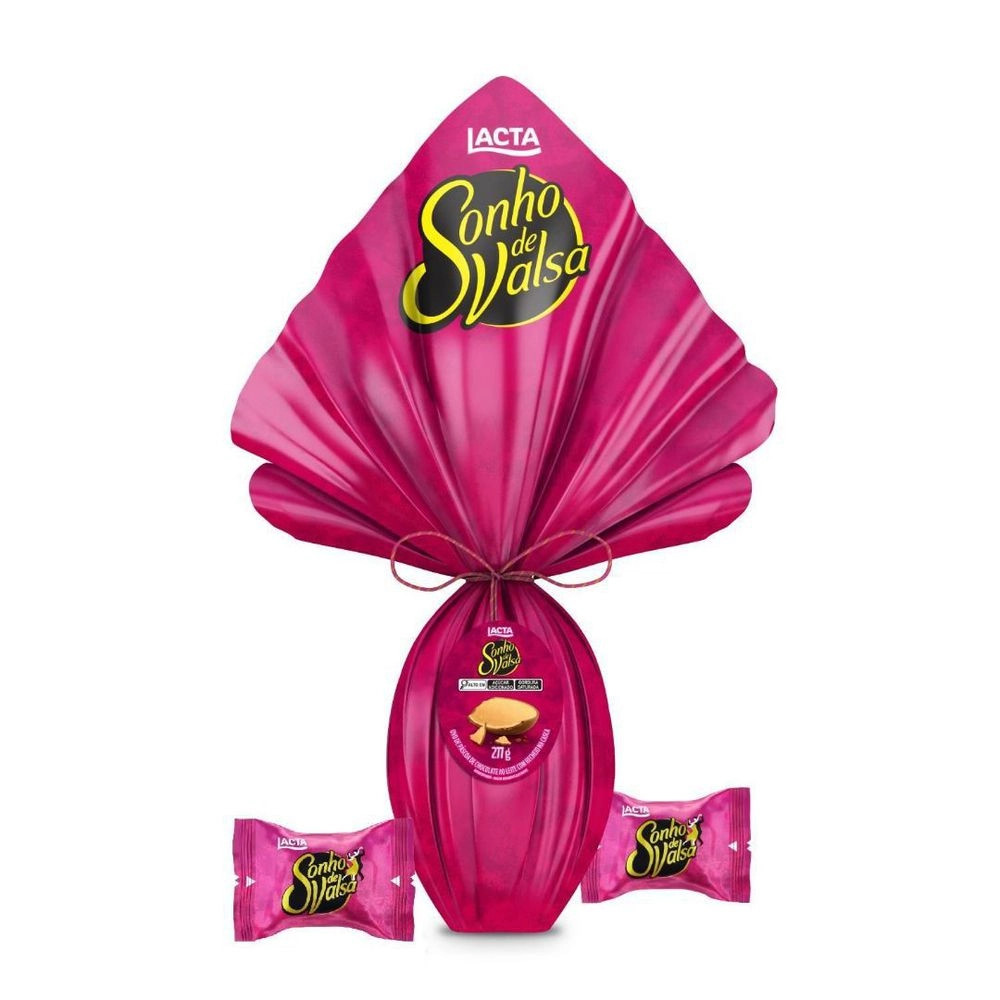 Ovo de Páscoa Sonho de Valsa ao Leite com Recheio na Casca 277g - Lacta em Promoção na America... | Americanas (BR)