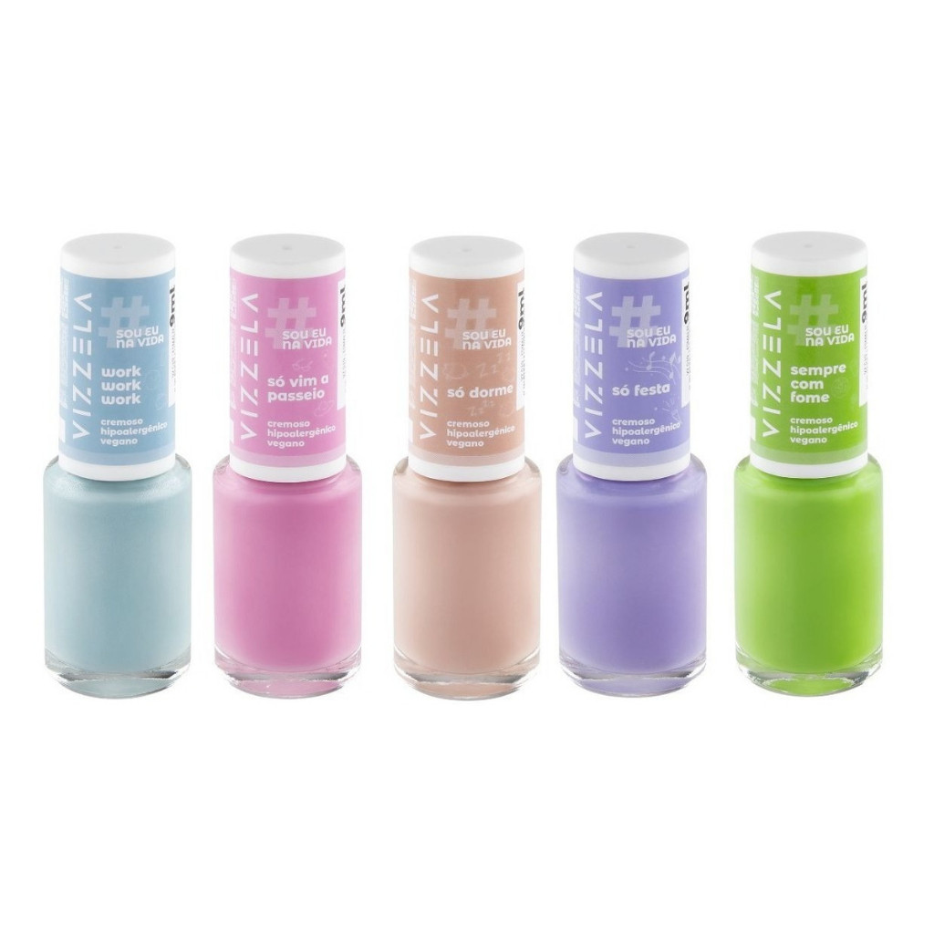 Esmalte Vizzela 9ml Coleção #Sou Eu Na Vida ( Cores ) | Shopee (BR)
