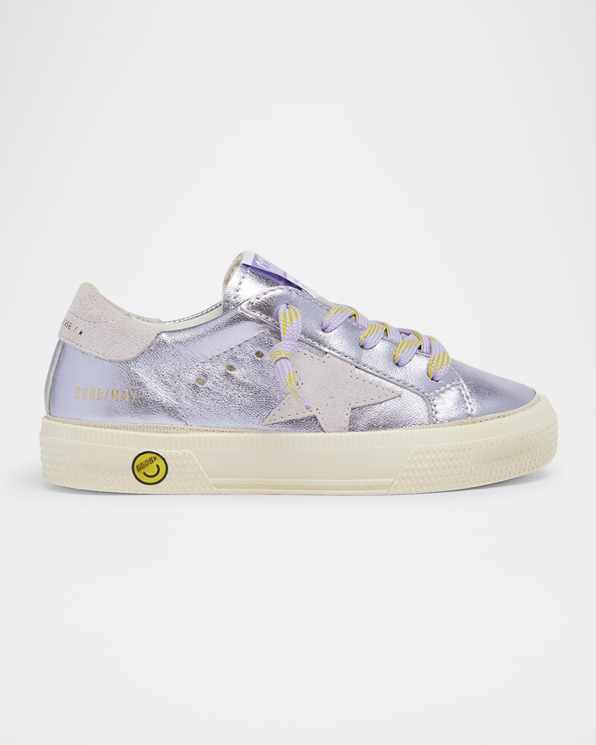 Girl's May Laminated Leather Sneakers, Baby/Toddler | Neiman Marcus