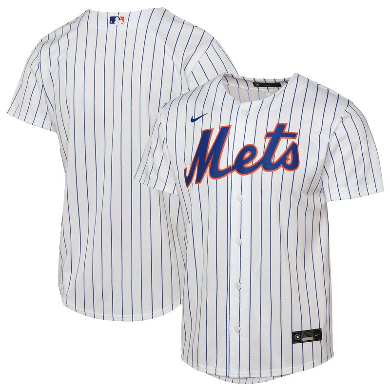 Youth Nike White New York Mets Home Replica Jersey | Fanatics