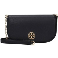 Womens Leather Crossbody Bag with Front Logo and Magnetic Button Closure - Black - One Size | NastyGal UK