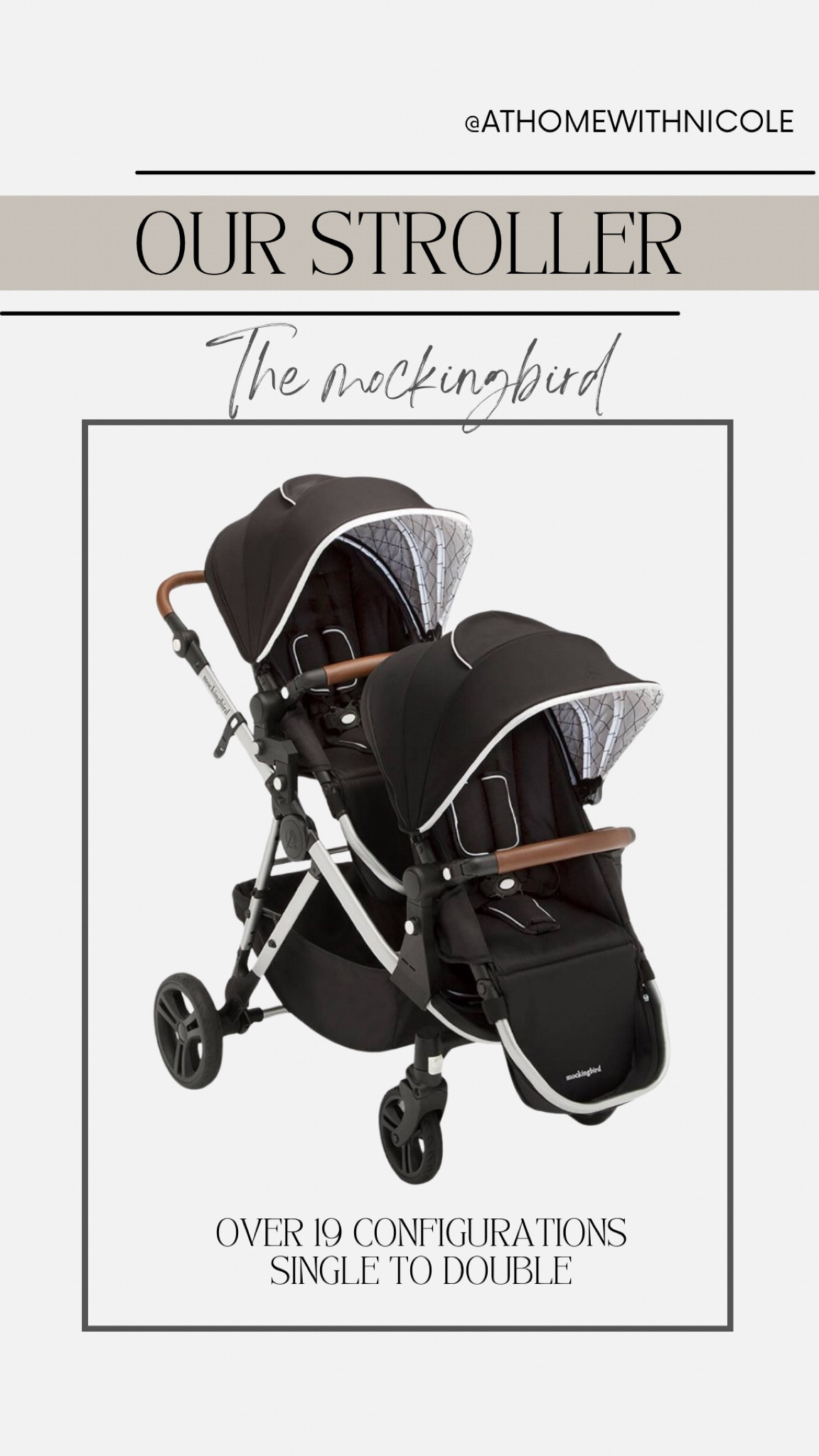 We have been searching for a double stroller for MONTHS and after a ton of research and recommendations we landed on the mockingbird! We have a trip to Disney planned this April so I think this will be perfect for travel and days spent at the park with our littles! 

Mockingbird stroller // double stroller // single to double stroller // travel stroller // travel with kids // travel must haves // multiple kids 

#LTKtravel #LTKbaby #LTKbump