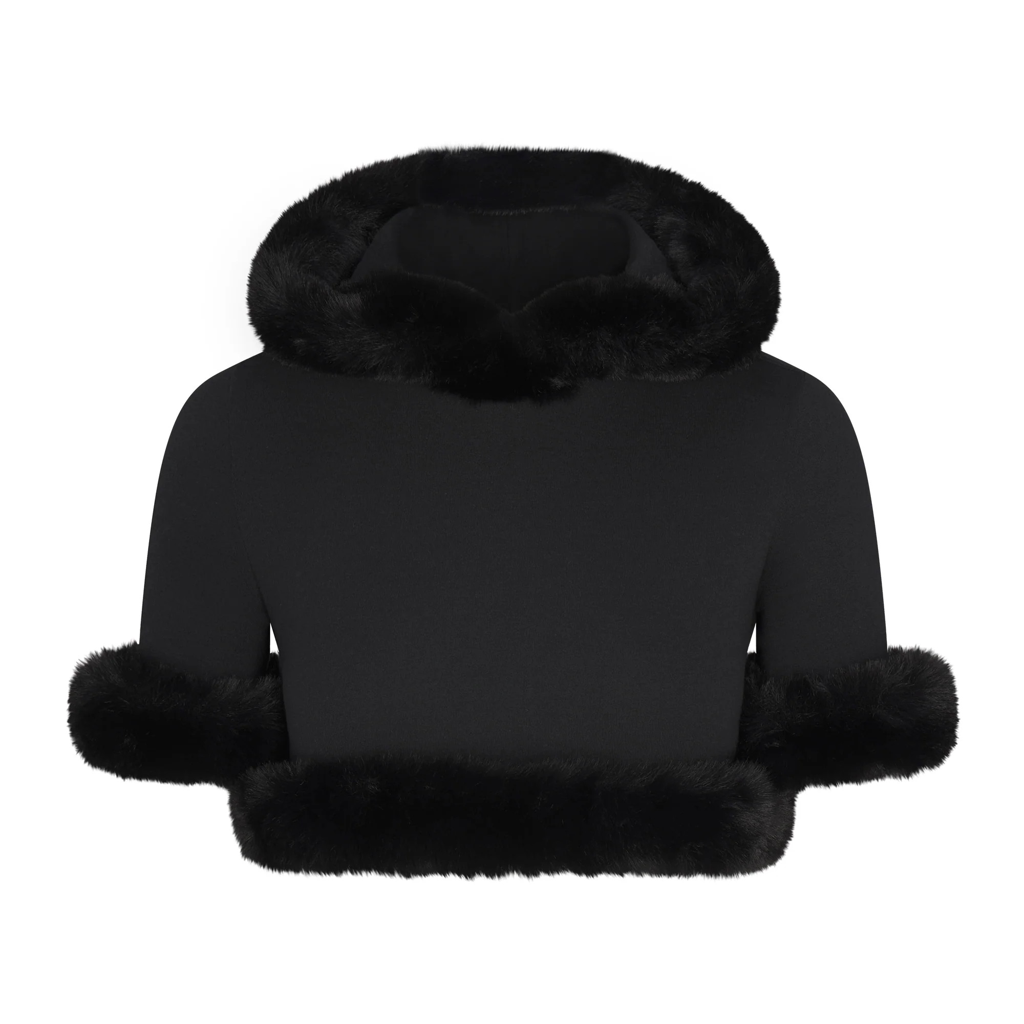 SKIMS CLOUD SHRUNKEN HOODIE | ONYX | SKIMS | SKIMS (US)