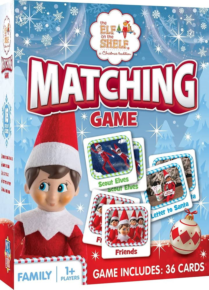 MasterPieces Officially Licensed Elf on The Shelf Picture Matching Card Game for Kids and Familie... | Amazon (US)
