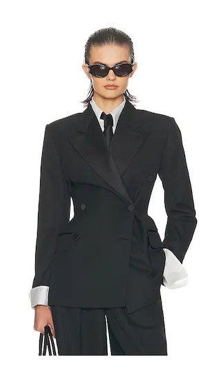 The Tuxedo Jacket in Black | Revolve Clothing (Global)