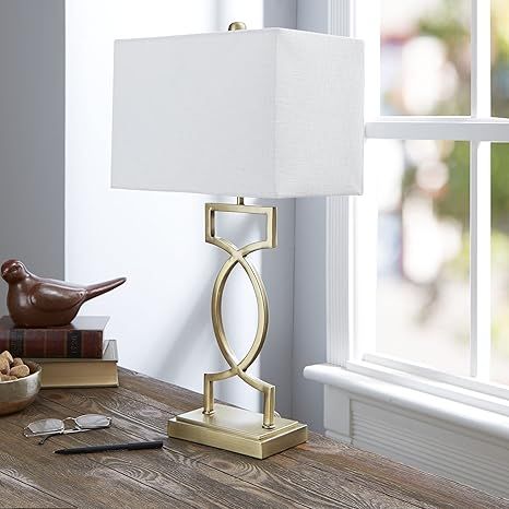 Silverwood LT1377G-Com Estelle 24.5" Table Lamp with Shade, Gold | Amazon (US)