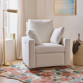 Harmony Manual & Power Swivel Glider Recliner | West Elm (US)