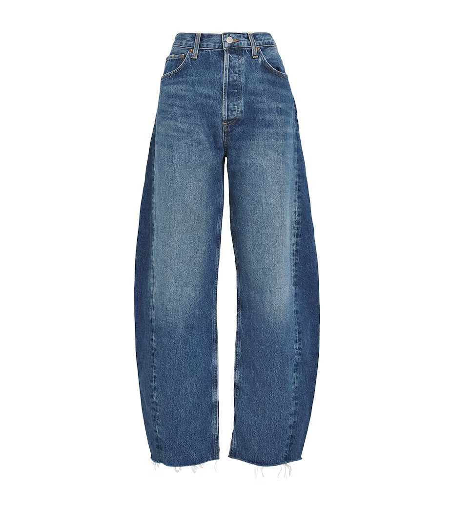 Luna Barrel-Leg Jeans | Harrods