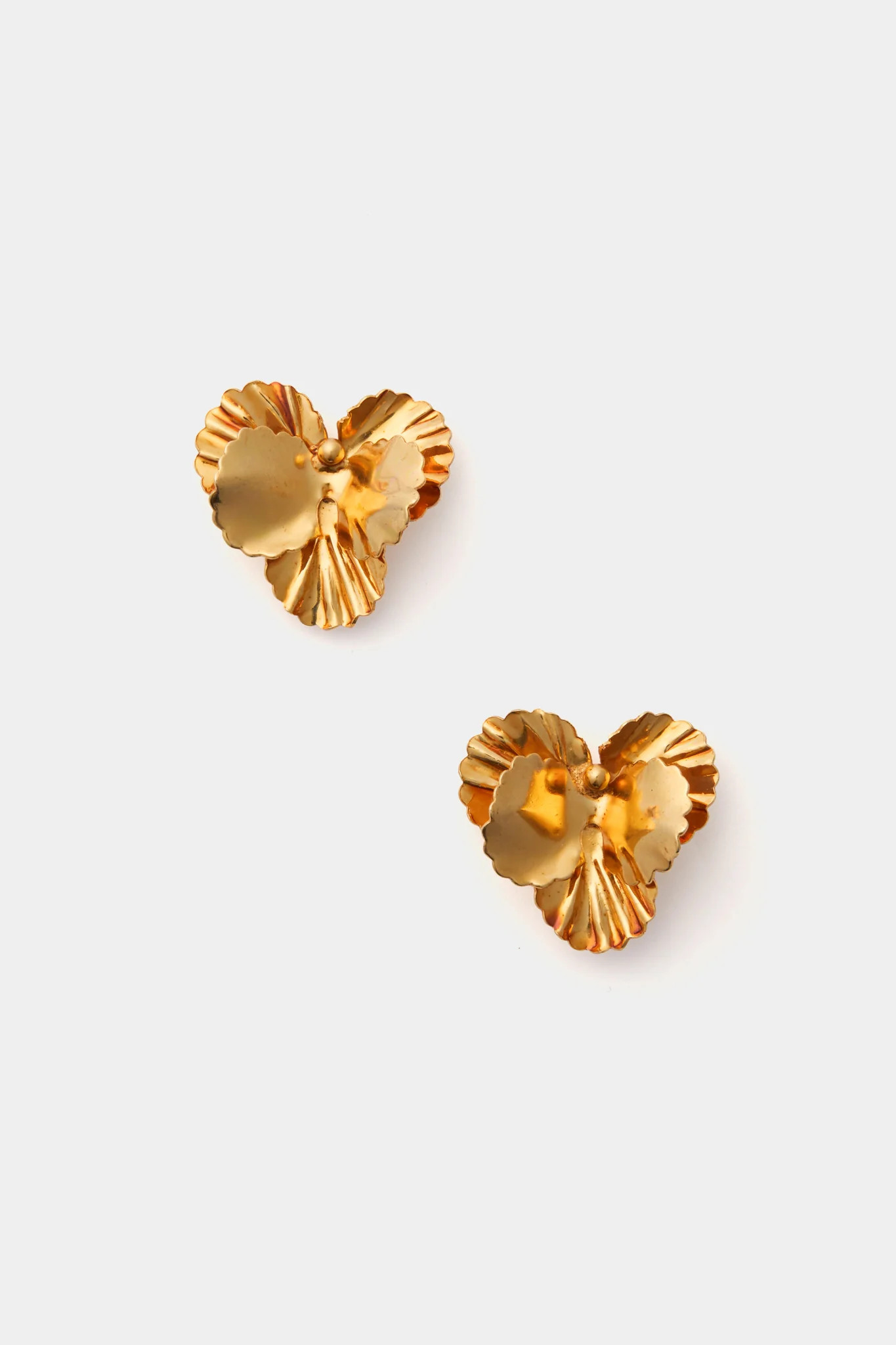Gold Pansy Earrings | Tuckernuck (US)