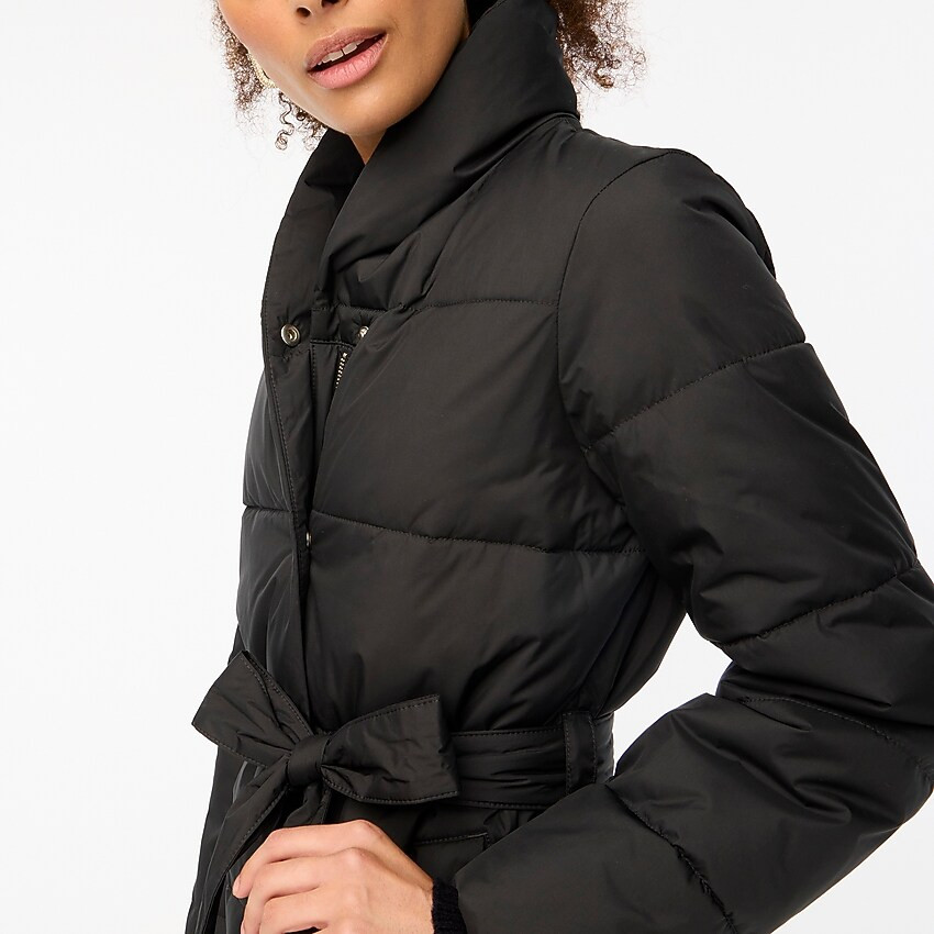 Belted puffer coat | J.Crew Factory