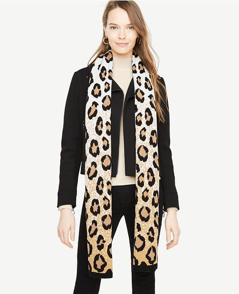Cheetah Blanket Scarf | Ann Taylor (US)