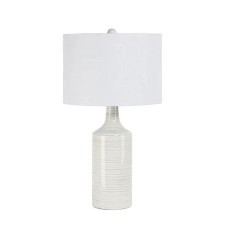 Cassandra Ceramic Etched Jug Table Lamp | Walmart (US)