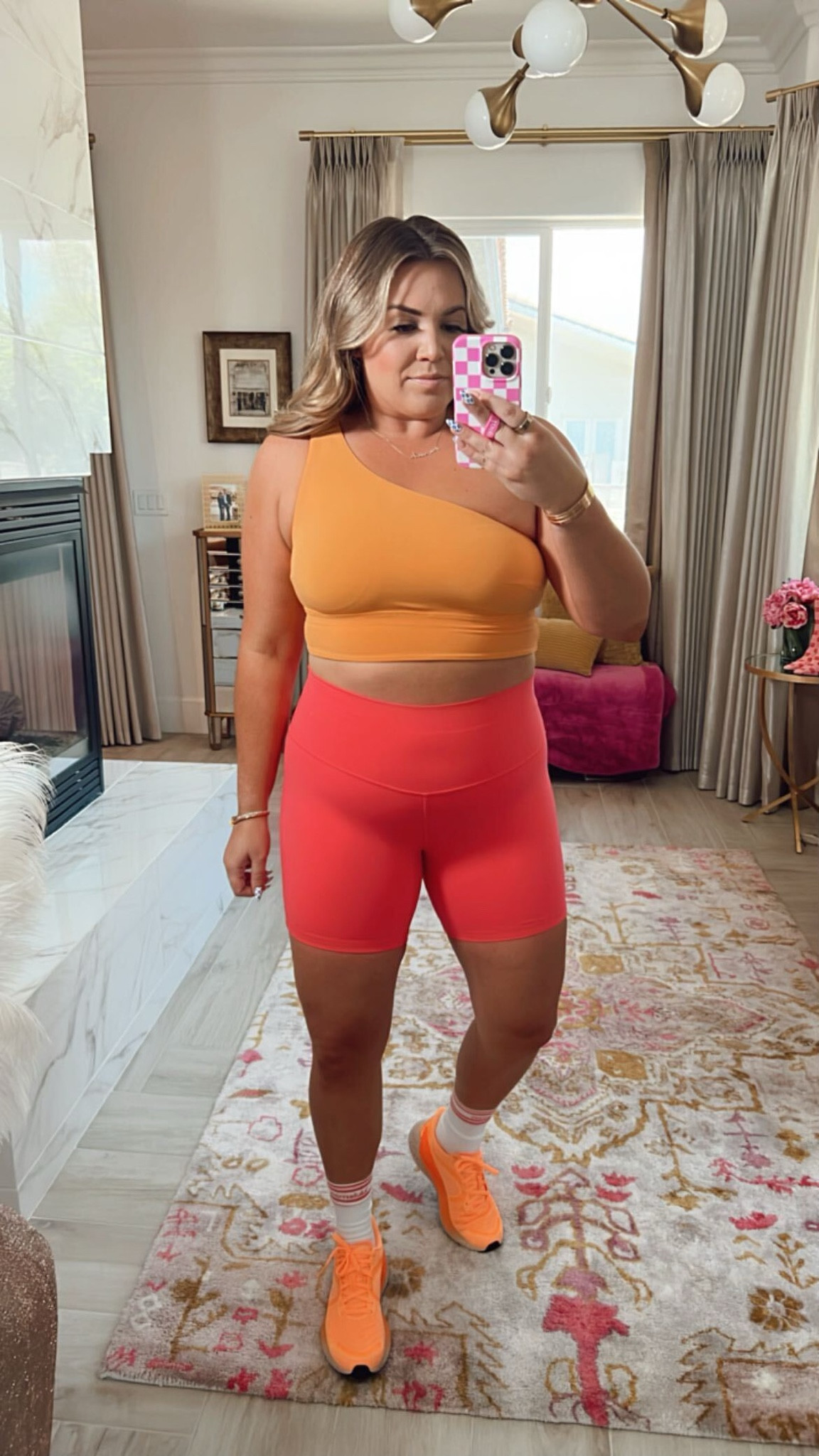 such a cute workout outfit! wearing the bra in 12 and biker shorts in size 10!

#LTKSeasonal #LTKcurves #LTKFind