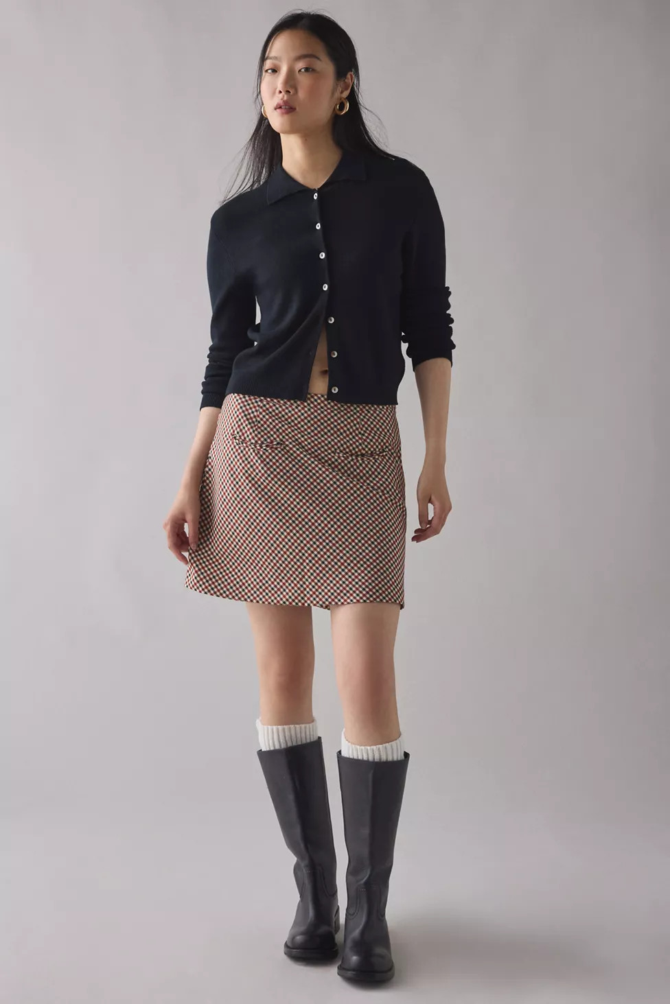 House Of Sunny Marie Heritage Tartan Mini Skirt | Urban Outfitters (US and RoW)