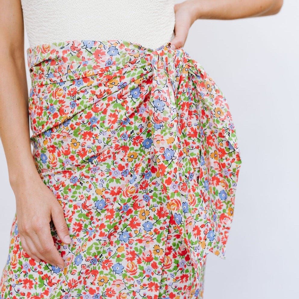 Floral Twin Print Vienna Sarong | Sunshine Tienda