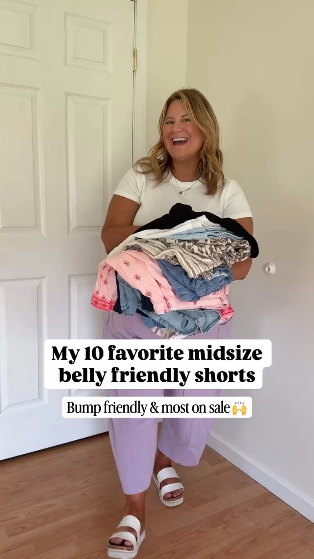 Midsize & bump friendly shorts I’m loving!!

Sizing: In the ones I did an XL I would do a large if not pregnant.  In the ones I did an xXL I would do an XL if not pregnant. 
Chambray - XXL
Pink flowy -XL
White embroidered - XXL
Biker - XL
Boxer - XXL
Leopard lounge - XL
Linen - XL
Striped linen -  XL
Drawstring denim - XXl
Athletic - XXl

XL in tee.

#LTKSeasonal #LTKMidsize #LTKBump